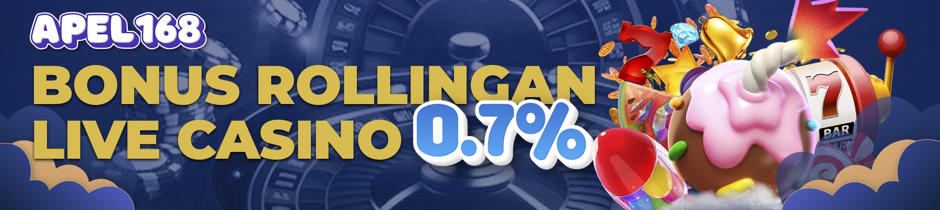 BONUS CASHBACK DAN ROLLINGAN
